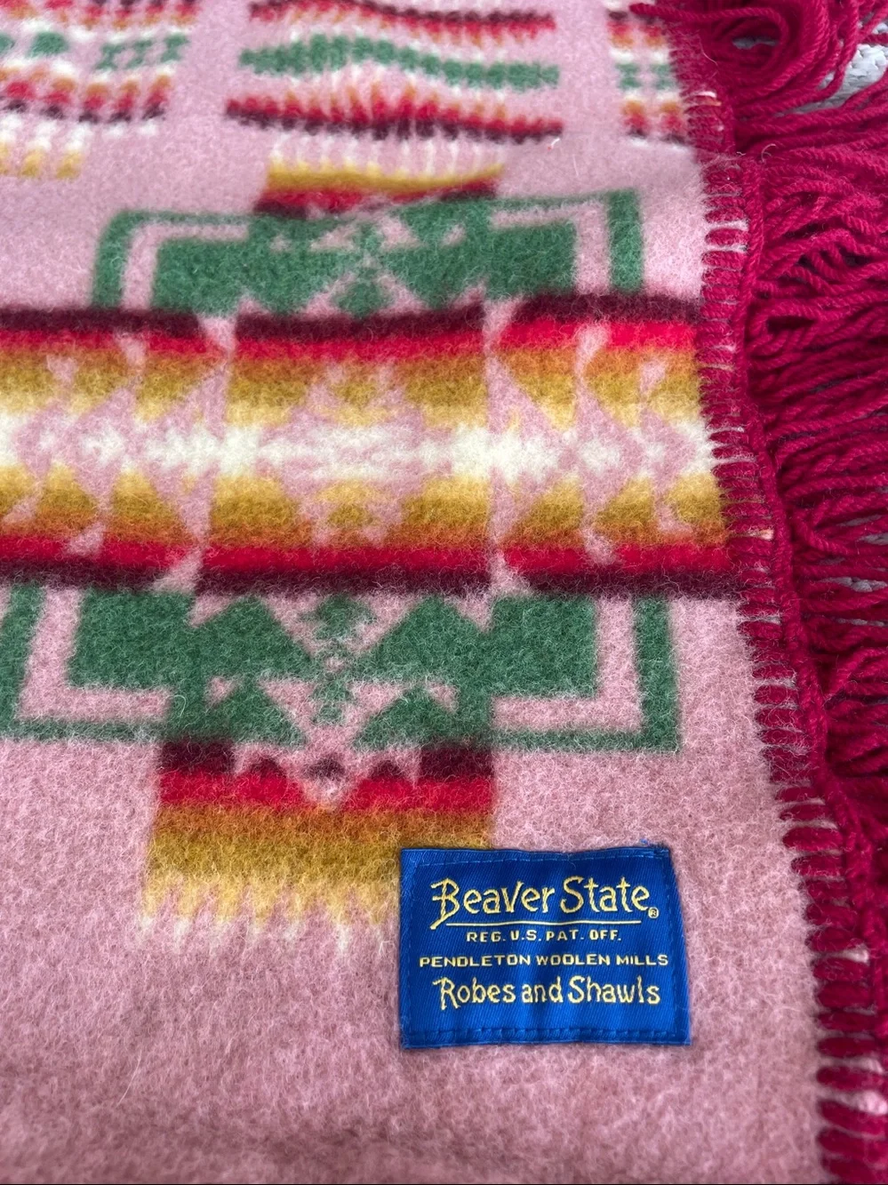 Pendleton Chief Joseph Blanket Beaver State baby blanket western wool